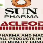 Sun Pharma and Macleods logos with headline stating their product recalls in the US due to quality concerns.